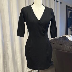 Zara Basic Black Mini Dress.